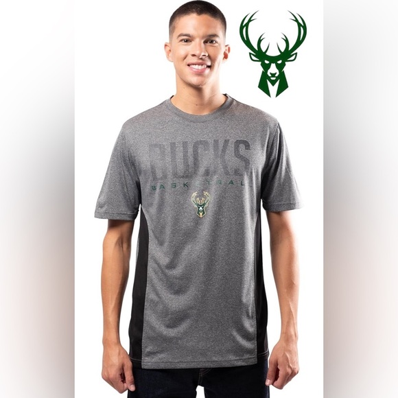 Milwaukee Bucks Ultra Game Short Sleeve Performance TShirt Light Weight XL - Picture 1 of 15